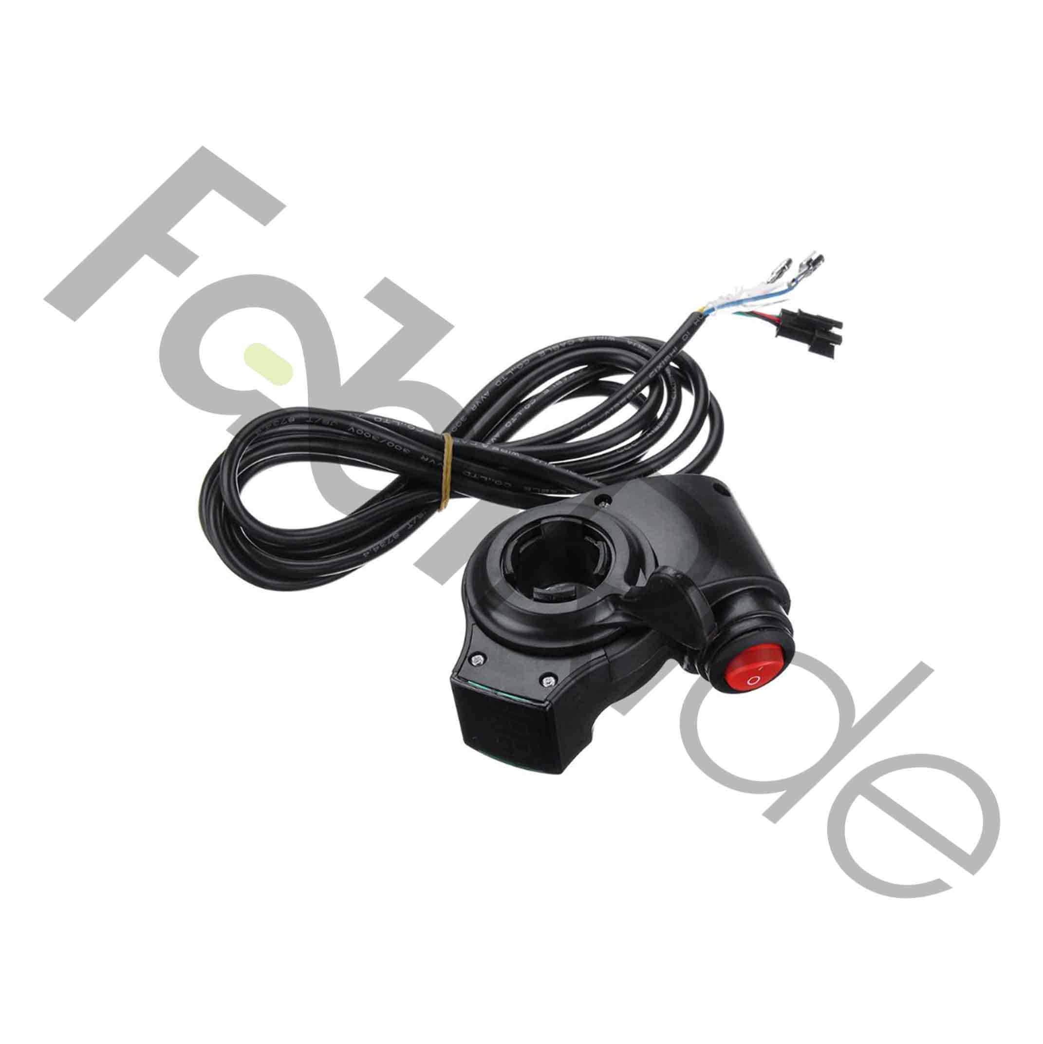 Akceleracijos rankena su indikatoriumi ir mygtuku | Gazo rankena (12–84 V) – Bild 3