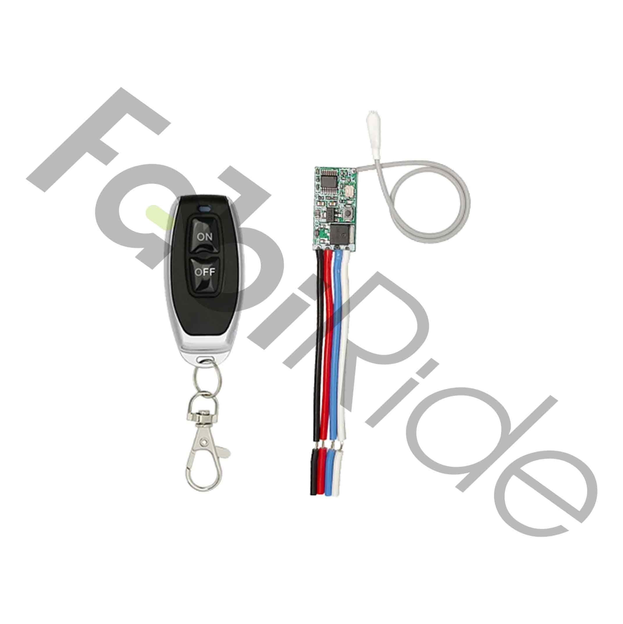 Greičio ribotuvas / jungiklis / rėlė su nuotoliniu pulteliu