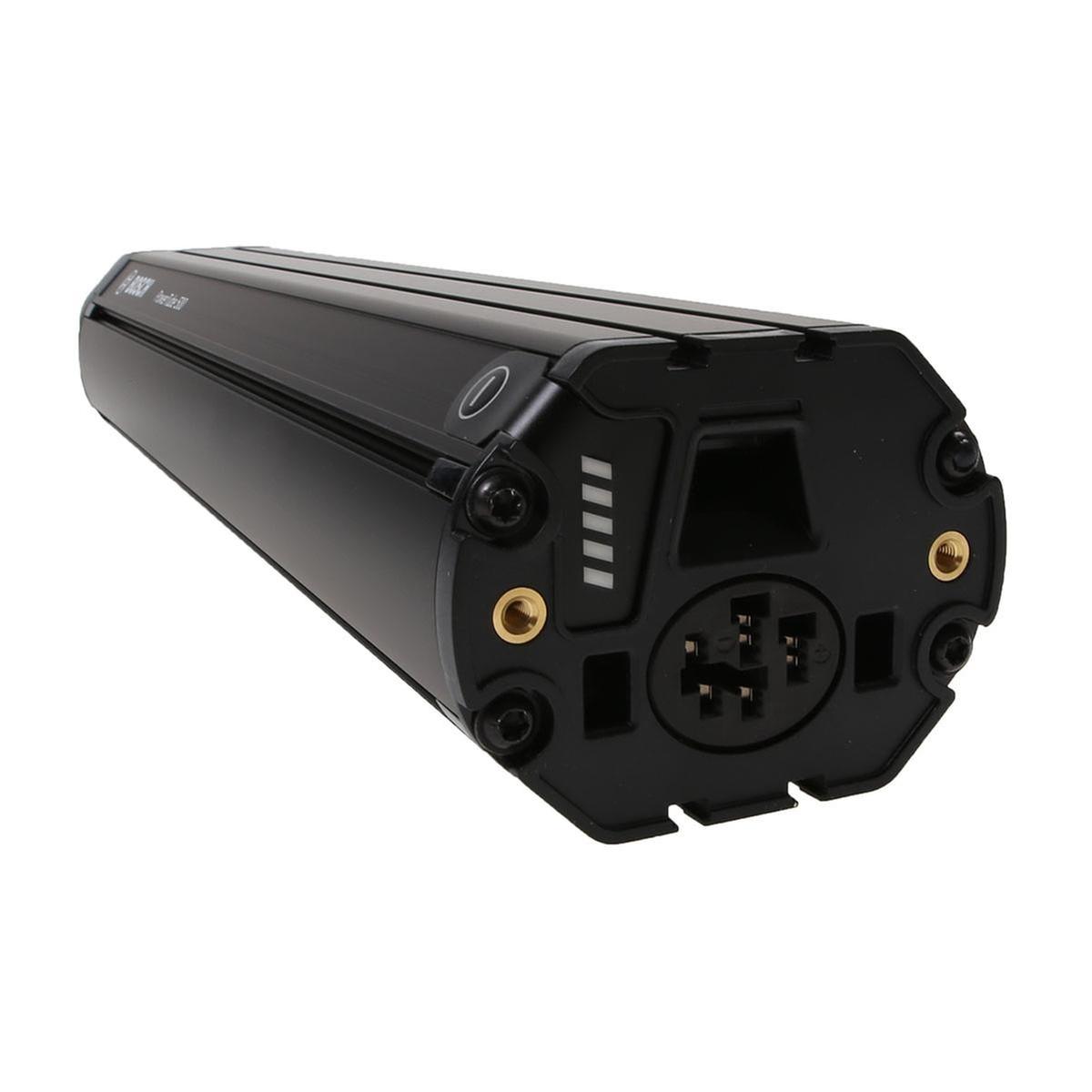 Rahmenintegrierter Bosch PowerTube 500 Akku im Unterrohr eines E-Bikes