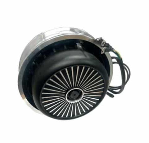 Modifizierter Inokim OX OXO Nabenmotor mit dickeren Phasenkabeln