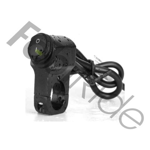 Lenkerschalter mit Gummikappe, 2 Positionen, 100 V 8 A für E-Bike und E-Scooter