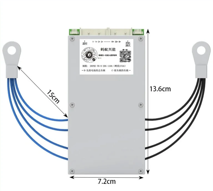 Smart ANT BMS 8S-20S 275A Batteriemanagementsystem mit aktivem Balancing
