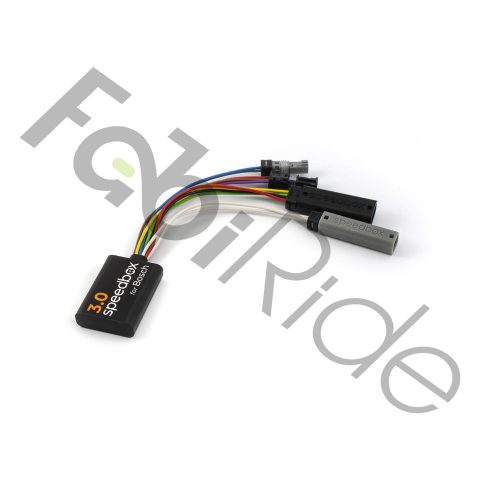 SpeedBox 3.0 Tuning-Modul für Bosch Mittelmotor mit farbig markierten Steckern