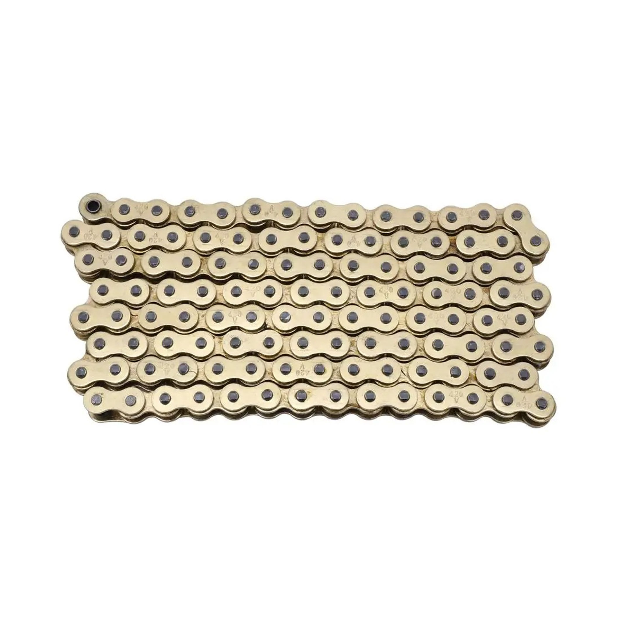 420 X-Ring Kette 112L montiert zwischen Zwischenwelle und hinterem Kettenrad