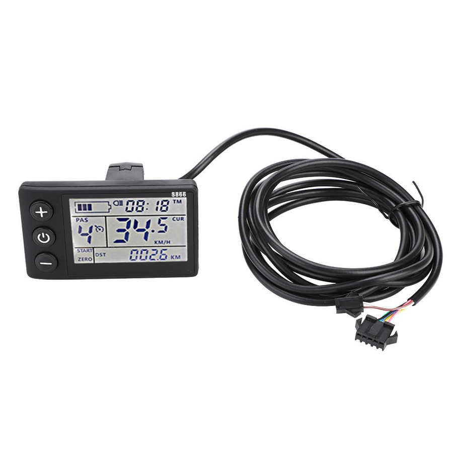 24V/36V 350W valdiklio korpusas ir jungčių blokas, artimas planas