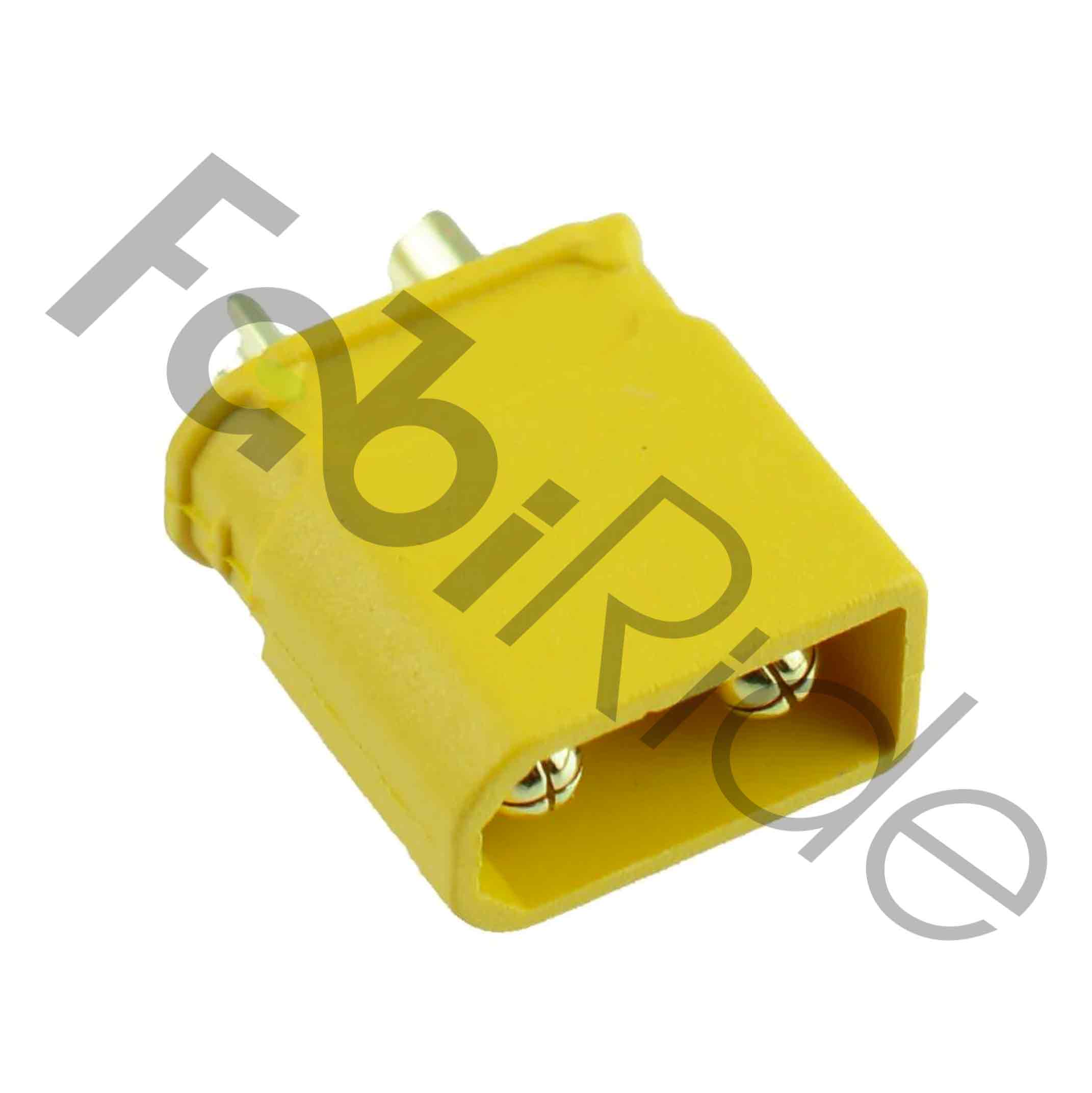 XT30 Male Stecker mit vergoldeten Kontakten und PA/Nylon-Gehäuse